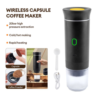 3-in-1 Wireless Portable Espresso Machine