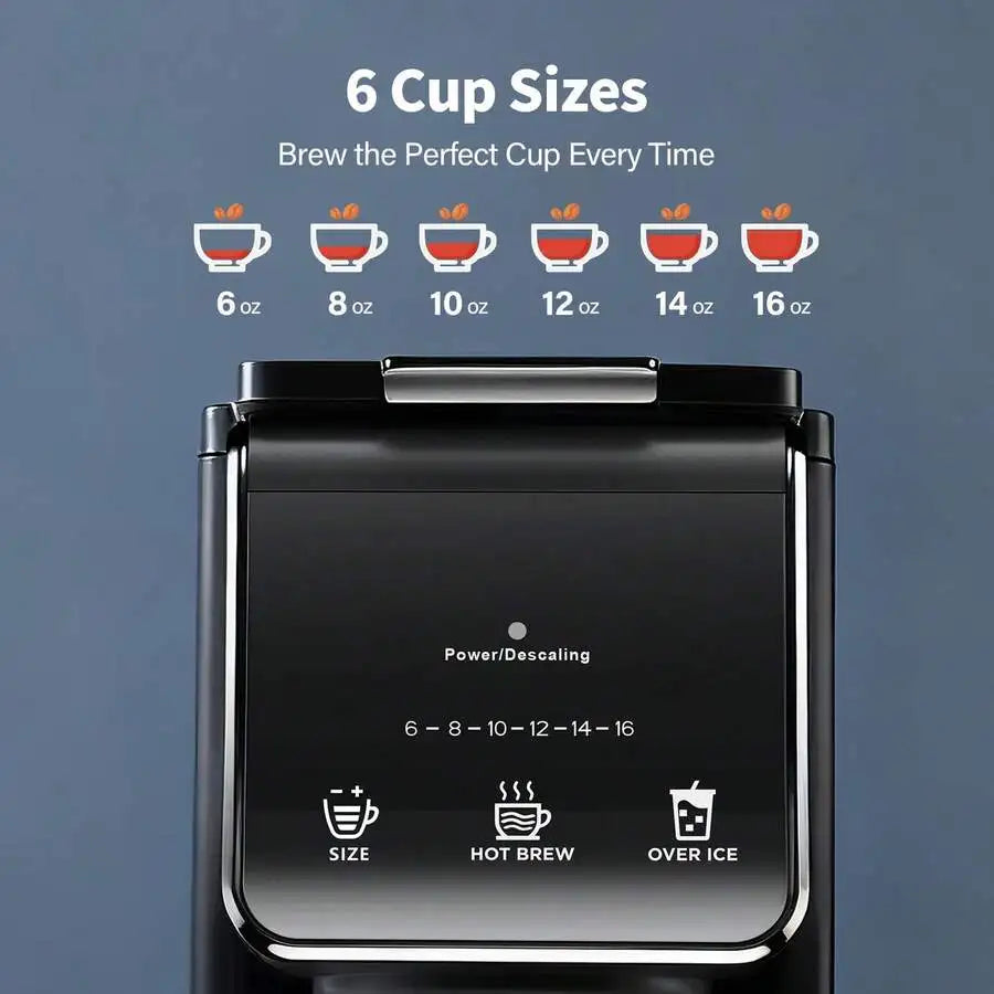 2-in-1 Capsule & Ground Coffee Maker