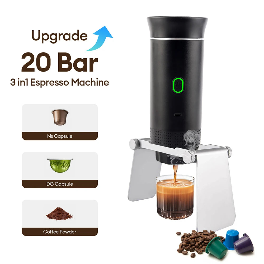 3-in-1 Wireless Portable Espresso Machine