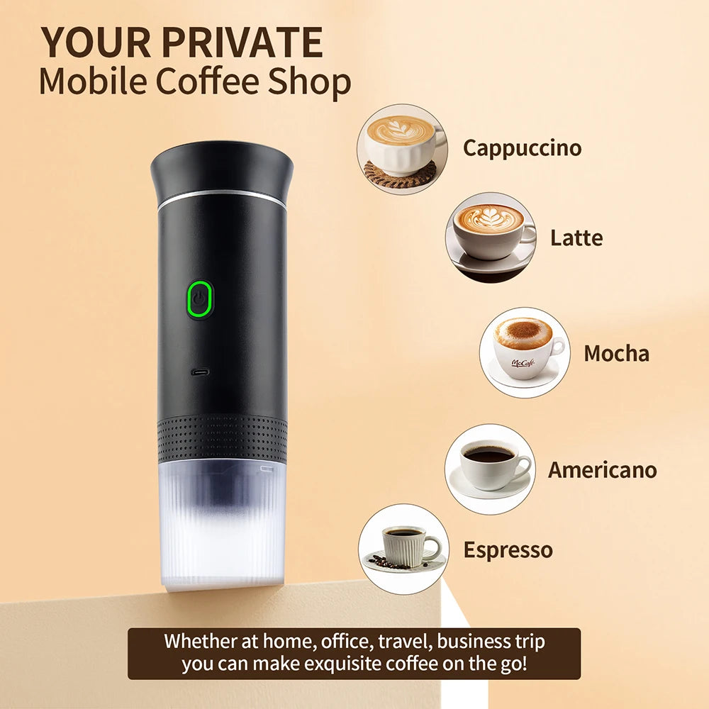 3-in-1 Wireless Portable Espresso Machine