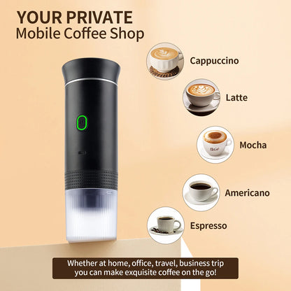 3-in-1 Wireless Portable Espresso Machine