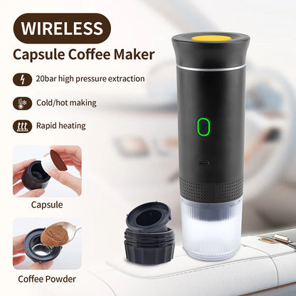 3-in-1 Wireless Portable Espresso Machine